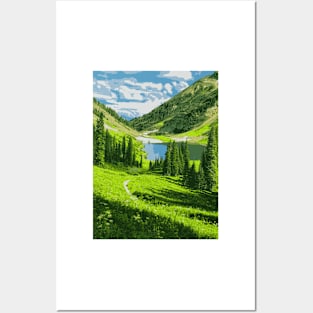 Green Valley - Landscape Posters and Art